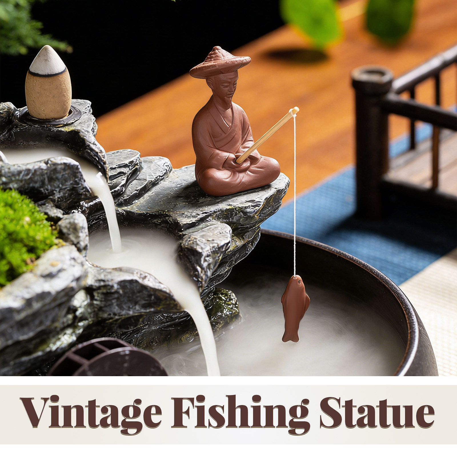 Miniature Chinese Fisherman St - Bonsai Garden Zen のレビューと価格