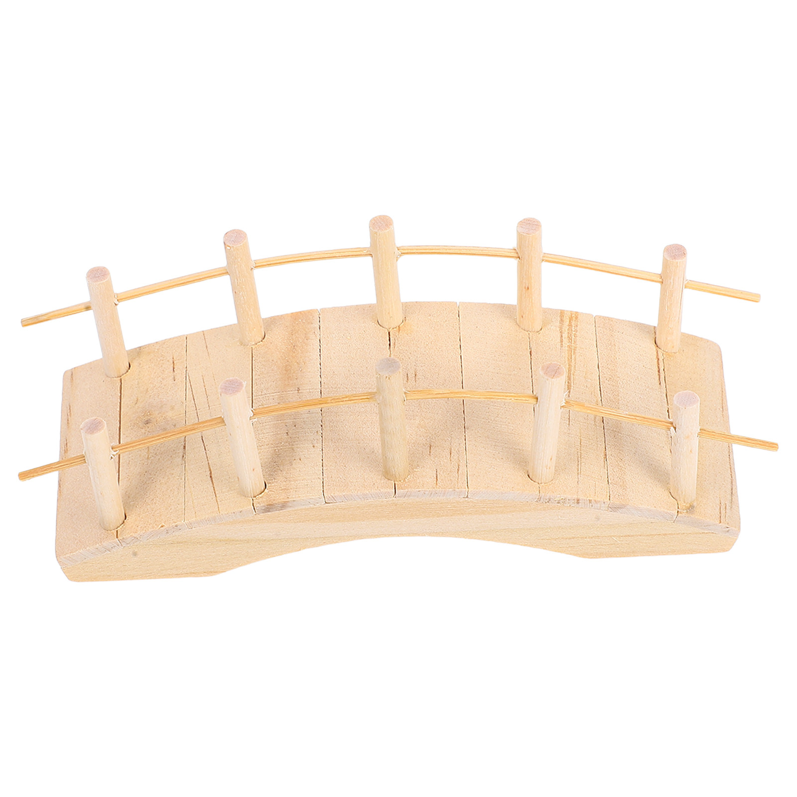 Miniature Wooden Arch Bridge V - Landscape Bonsai Garden のレビューと価格
