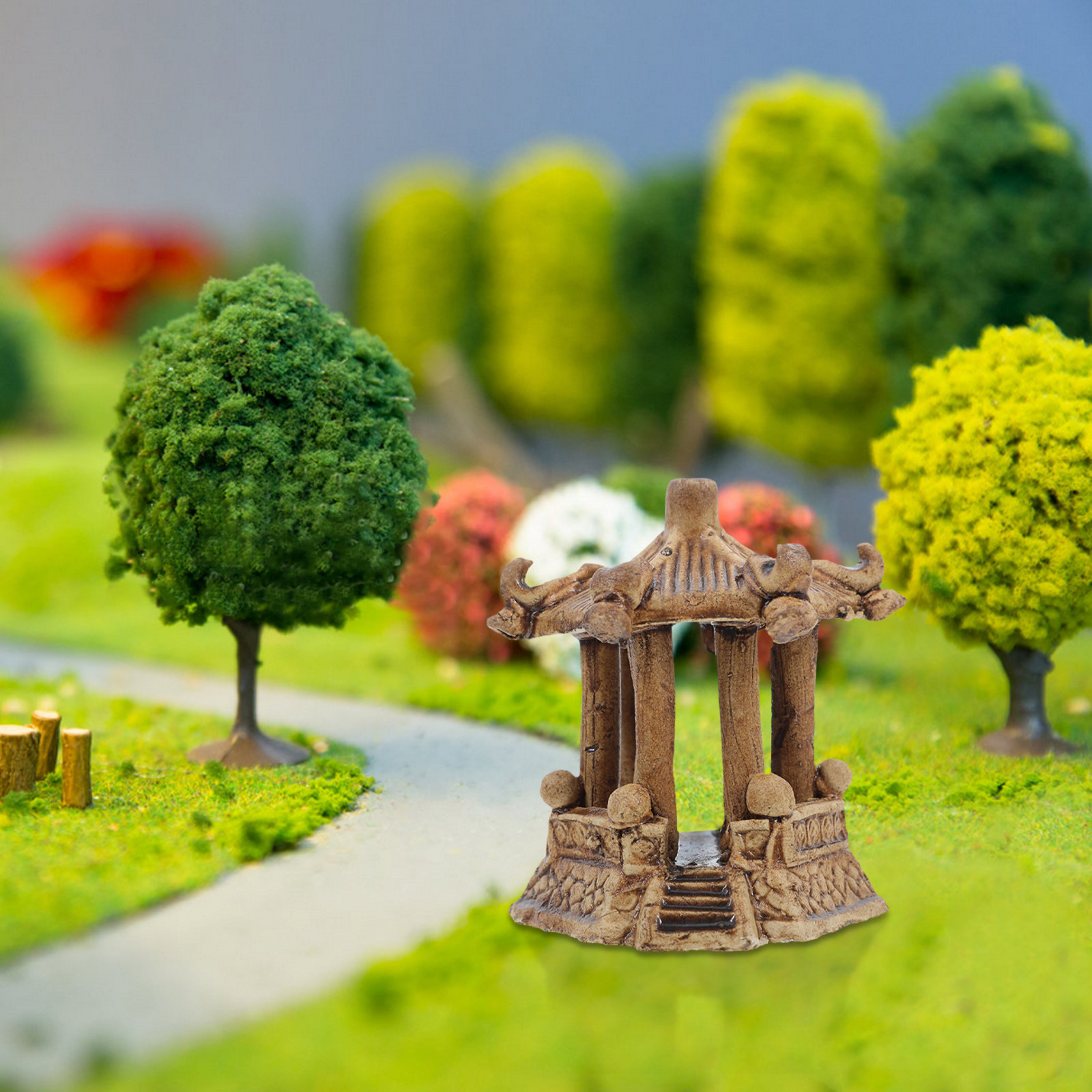 Miniature Ceramic Hexagonal Pa - Landscape Bonsai Garden のレビューと価格